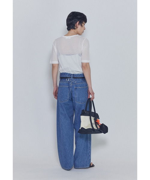 1er Arrondissement（プルミエアロンディスモン）の「【追加】シアーＴシャツ（Tシャツ/カットソー・レディース・ブラック系その他3/オフホワイト・FREE）」の8枚目の写真