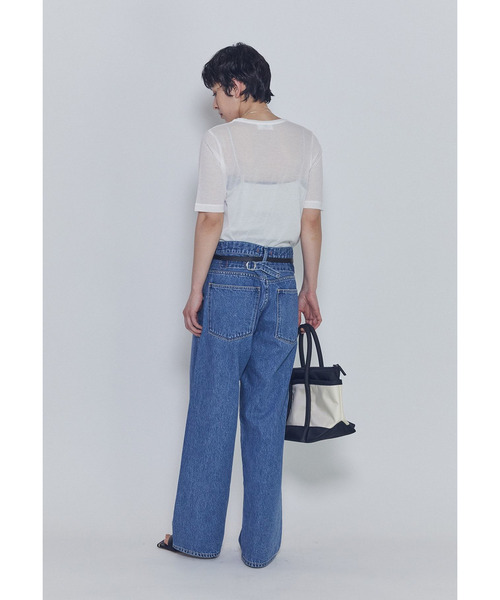 1er Arrondissement（プルミエアロンディスモン）の「【追加】シアーＴシャツ（Tシャツ/カットソー・レディース・ブラック系その他3/オフホワイト・FREE）」の9枚目の写真