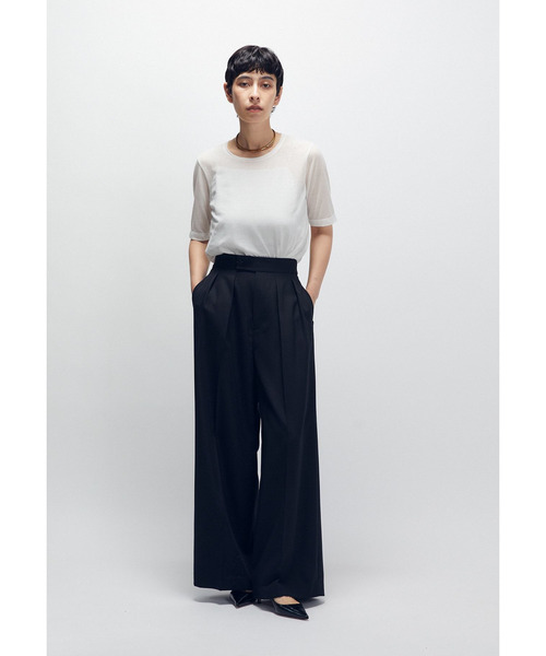 1er Arrondissement（プルミエアロンディスモン）の「【追加】シアーＴシャツ（Tシャツ/カットソー・レディース・ブラック系その他3/オフホワイト・FREE）」の11枚目の写真