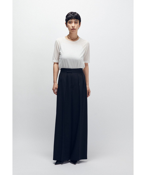 1er Arrondissement（プルミエアロンディスモン）の「【追加】シアーＴシャツ（Tシャツ/カットソー・レディース・ブラック系その他3/オフホワイト・FREE）」の12枚目の写真