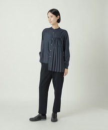 ZUCCa | (S)プリーツブロード / シャツ / S(シャツ/ブラウス)