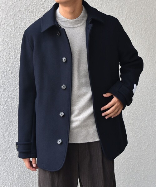 SHIPS any(VbvX GjB)SHIPS any: PURE WOOL MELTON VO PR[g 25AW(s[R[g)