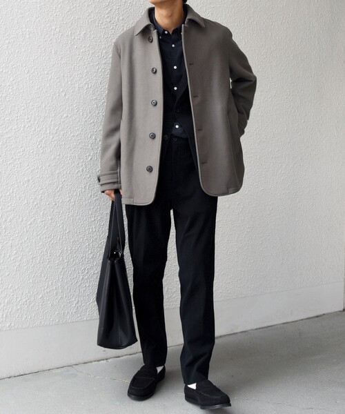 SHIPS（シップス）『any:PUREWOOLMELTONシングルPコート25AW』