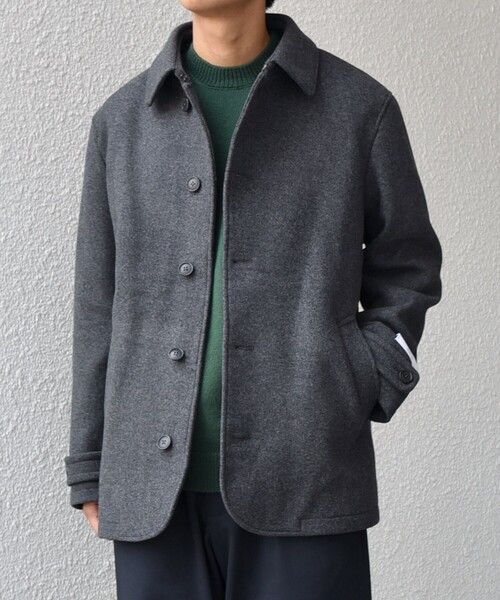 SHIPS any: PURE WOOL MELTON シングル Pコート 25AW