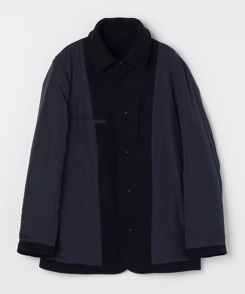 SHIPS any: PURE WOOL MELTON シングル Pコート 25AW◇（ピーコート