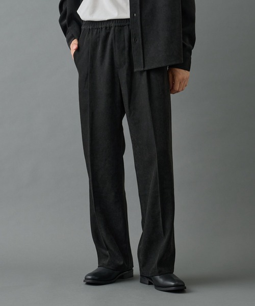 COLONY 2139（コロニートゥーワンスリーナイン）の「フェードツイルイージーストレートスラックス（スラックス・メンズ・ブラック/バーガンディー/ベージュ・MEDIUM/LARGE）」の4枚目の写真