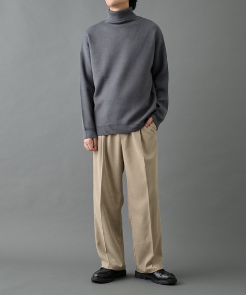 COLONY 2139（コロニートゥーワンスリーナイン）の「フェードツイルイージーストレートスラックス（スラックス・メンズ・ブラック/バーガンディー/ベージュ・MEDIUM/LARGE）」の20枚目の写真