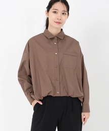 エステネージュ_バルーンヘムシャツ
