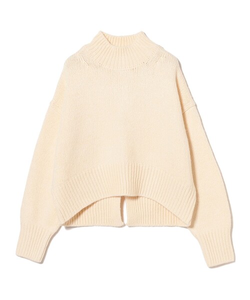 B:MING by BEAMS（ビーミングバイビームス）の「バック スリット ハイネック（ニット/セーター・レディース・ブラック/オフホワイト/ピンク/ライトグレー・ONE SIZE）」の19枚目の写真