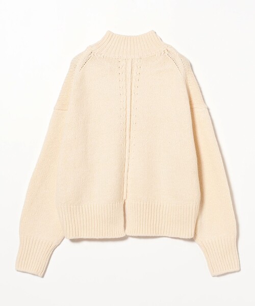 B:MING by BEAMS（ビーミングバイビームス）の「バック スリット ハイネック（ニット/セーター・レディース・ブラック/オフホワイト/ピンク/ライトグレー・ONE SIZE）」の20枚目の写真