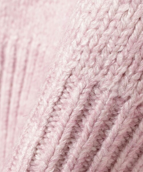 B:MING by BEAMS（ビーミングバイビームス）の「バック スリット ハイネック（ニット/セーター・レディース・ブラック/オフホワイト/ピンク/ライトグレー・ONE SIZE）」の11枚目の写真