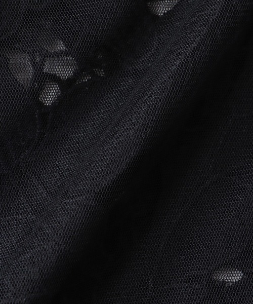 Jines(ジネス)の「レース×チュールカーディガン【WEB限定】(カーディガン/ボレロ・レディース・ホワイト/ブラック・38)」の22枚目の写真