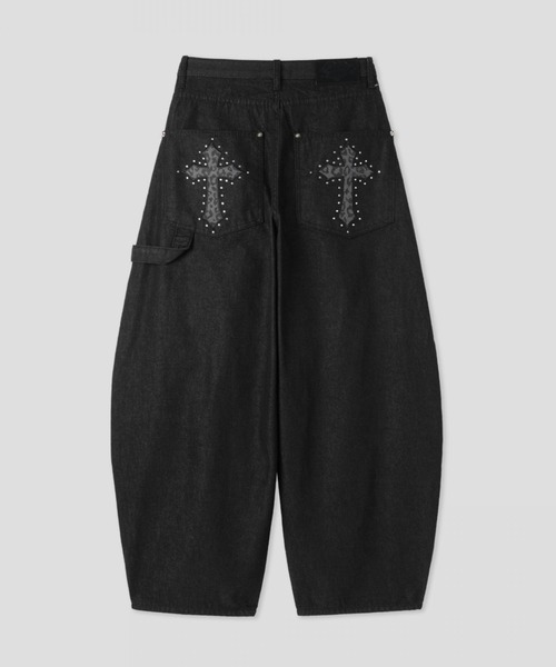 セール】ninteen cross wide pt（デニムパンツ）｜THEAIRTOWN