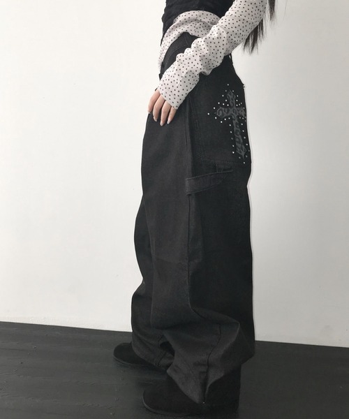 セール】ninteen cross wide pt（デニムパンツ）｜THEAIRTOWN