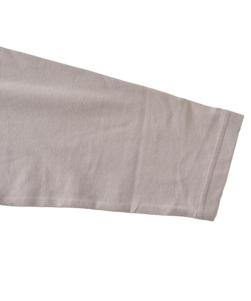 GLAZOS（グラソス）の「【プチプラ】フロントカレッジロゴ長袖Tシャツ（Tシャツ/カットソー・キッズ・ブラック/ブルー/ホワイト/ブラウン/ネイビー/ライトグレー・160cm/180cm/170cm/150cm）」の8枚目の写真