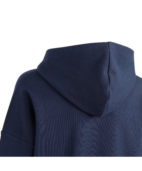 adidas(アディダス)の「アディダス adidas フューチャー アイコン ロゴ フード付きスウェット(スウェット・キッズ・オリーブ/ブラック/ネイビー・160cm/130cm/140cm/150cm)」の4枚目の写真