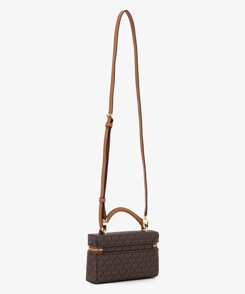 MICHAEL KORS(マイケルコース)の「JANA コンバーチブル クロスボディ エクストラスモール - MKシグネチャー(ショルダーバッグ・レディース・ブラウン系その他・FREE)」の4枚目の写真