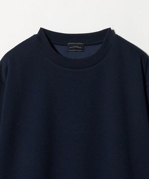 green label relaxing（グリーンレーベルリラクシング）の「ツイル パフ クルーネック カットソー（Tシャツ/カットソー・メンズ・ネイビー/ダークグレー/パープル/ライトグレー/ホワイト・XL/L/M/S）」の16枚目の写真