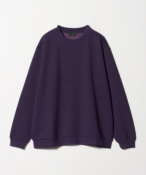 green label relaxing（グリーンレーベルリラクシング）の「ツイル パフ クルーネック カットソー（Tシャツ/カットソー・メンズ・ネイビー/ダークグレー/パープル/ライトグレー/ホワイト・XL/L/M/S）」の18枚目の写真