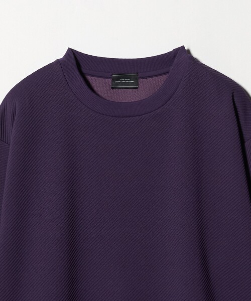 green label relaxing（グリーンレーベルリラクシング）の「ツイル パフ クルーネック カットソー（Tシャツ/カットソー・メンズ・ネイビー/ダークグレー/パープル/ライトグレー/ホワイト・XL/L/M/S）」の20枚目の写真