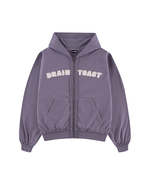 セール】ジップパーカー｜Brain Toast Vintage Wash Zip Hoodie｜SPLR