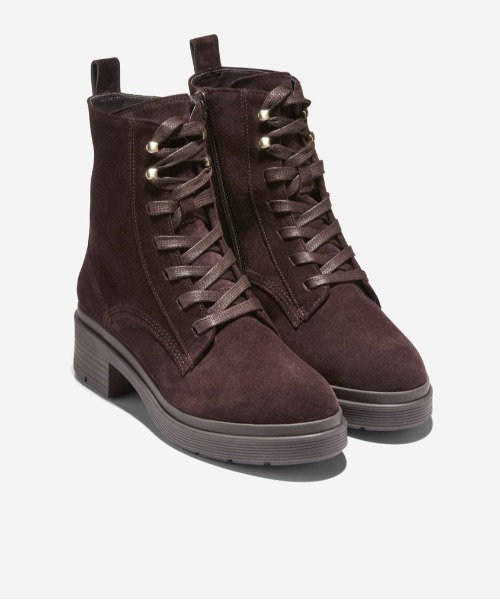 COLE HAAN（コールハーン）の「シェリーズ レースアップ ラグ ブーツ ウォータープルーフ womens（ブーツ・レディース・ブラウン・6/6.5/7/7.5/5.5/5/8/8.5）」の7枚目の写真