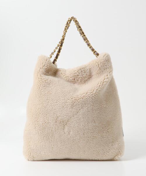 VIOLAd'ORO（ヴィオラドーロ）の「VIOLAd’ORO　ELMO V-8680（ショルダーバッグ・レディース・オフホワイト/ブラウン・ONE）」の7枚目の写真