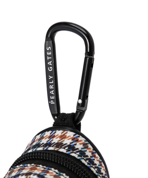 セール】ガンクラブチェック柄ボールポーチ (UNISEX)（ゴルフグッズ