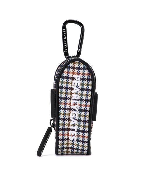 セール】ガンクラブチェック柄ボールポーチ (UNISEX)（ゴルフグッズ