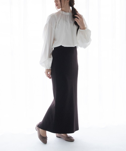 JELLY BEANS(ジェリービーンズ)の「インナーファーバレエシューズ(211-57353)JELLY BEANS(ジェリービーンズ)(バレエシューズ・レディース・ブラック系/ダークブラウン/グレイッシュベージュ・22.5/23/23.5/24/24.5)」の5枚目の写真