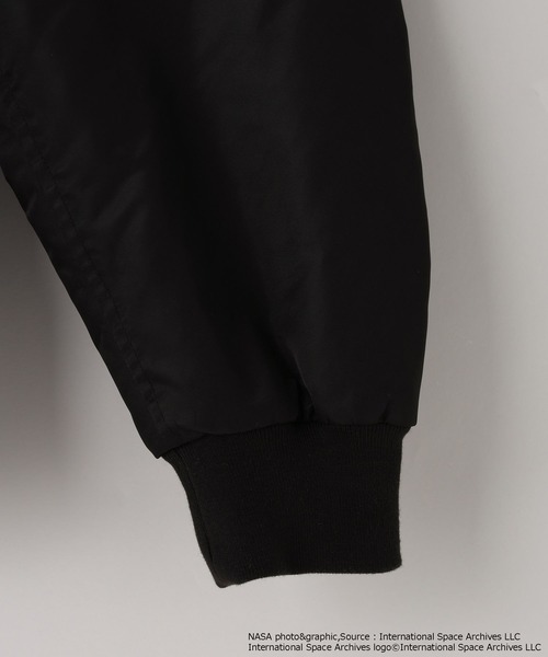 LOWRYS FARM（ローリーズファーム）の「【LFM(U)】NASAナイロンMA-1　 600182（ブルゾン・メンズ・グレー/ブラック・MEDIUM/LARGE）」の7枚目の写真