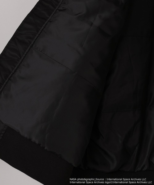 LOWRYS FARM（ローリーズファーム）の「【LFM(U)】NASAナイロンMA-1　 600182（ブルゾン・メンズ・グレー/ブラック・MEDIUM/LARGE）」の9枚目の写真