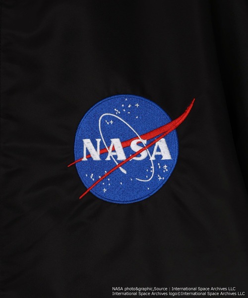 LOWRYS FARM（ローリーズファーム）の「【LFM(U)】NASAナイロンMA-1　 600182（ブルゾン・メンズ・グレー/ブラック・MEDIUM/LARGE）」の11枚目の写真
