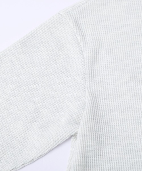 La-gemme(ラジェム)の「ヘンリーネッククロップドトップス(Tシャツ/カットソー・レディース・ブラック/カーキ/チャコールグレー/杢グレー・フリー)」の9枚目の写真