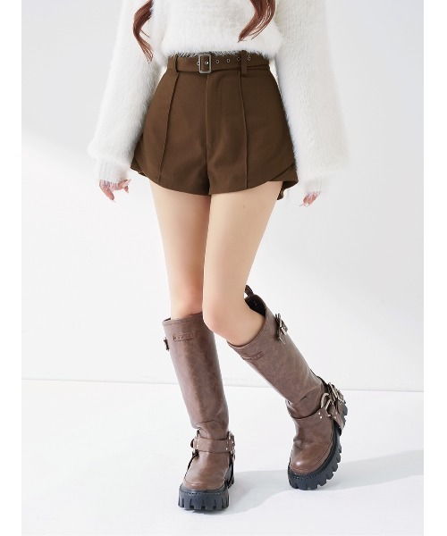 パンツ darich サイドスリットハイウエストショートパンツ（その他パンツ