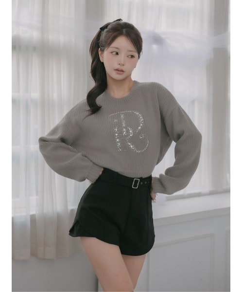 サイドスリットハイウエストショートパンツ（その他パンツ）｜Darich