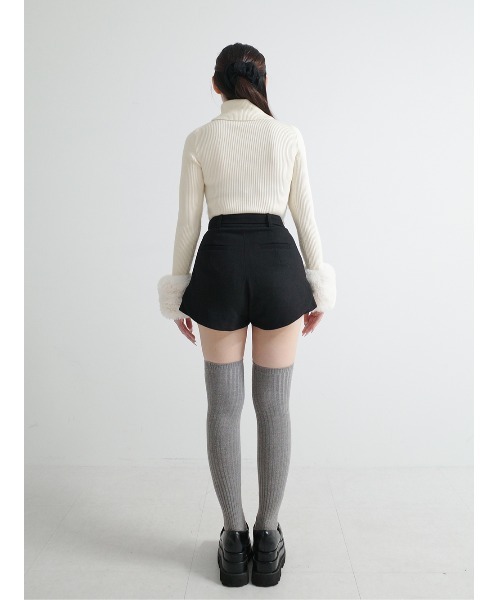 サイドスリットハイウエストショートパンツ（その他パンツ）｜Darich