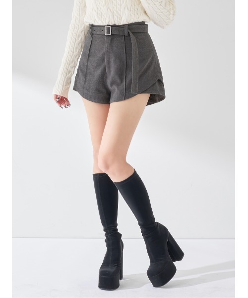 パンツ darich サイドスリットハイウエストショートパンツ（その他パンツ）｜Darich