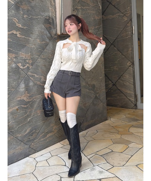 パンツ darich セール】ブロックチェックワイドデニムパンツ（デニムパンツ）｜Darich