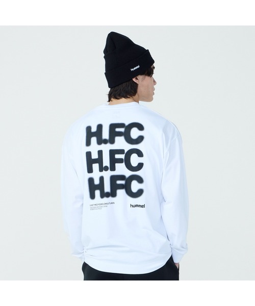 hummel(ヒュンメル)の「hummel/ヒュンメル H.FC L/S グラフィックTシャツ(Tシャツ/カットソー・メンズ・ホワイト/ブラウン/ブラック・M/L/XL)」の1枚目の写真