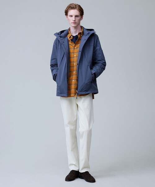 J.PRESS（ジェイプレス）の「テンセルミックスコットンネルシャツ / B.D.（シャツ/ブラウス・メンズ・オレンジ系3/ホワイト系3/グレー系3/ネイビー系3・LARGE/MEDIUM/X-LARGE）」の8枚目の写真