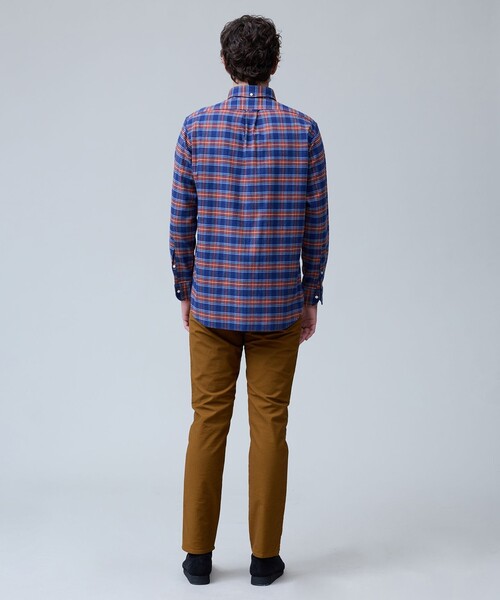 J.PRESS（ジェイプレス）の「テンセルミックスコットンネルシャツ / B.D.（シャツ/ブラウス・メンズ・オレンジ系3/ホワイト系3/グレー系3/ネイビー系3・LARGE/MEDIUM/X-LARGE）」の18枚目の写真