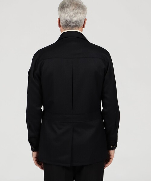 TOMORROWLAND (トゥモローランド)の「【別注】Willis&Geiger ウール シャツブルゾン DORMEUIL(ブルゾン・メンズ・カーキ/ブラック・40/38/36)」の13枚目の写真