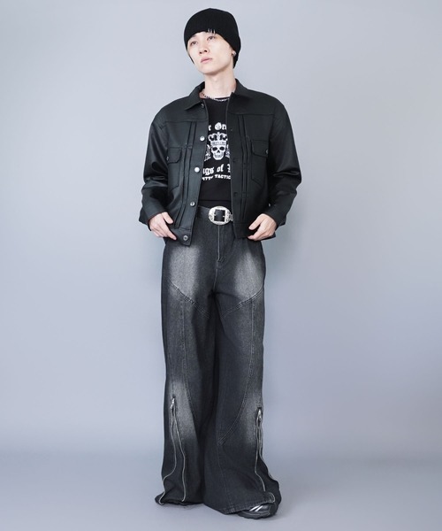 SPINNS(スピンズ)の「シングルニットビーニー/シルバーリング(ニットキャップ/ビーニー・メンズ・ブラック/グレー・ONESIZE)」の6枚目の写真