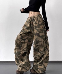 Ressaca | ワイドシルエットカモフラージュ柄パンツ(その他パンツ)