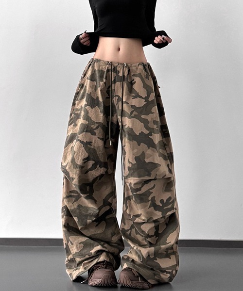 Ressaca（レサーカ）の「ワイドシルエットカモフラージュ柄パンツ（その他パンツ・レディース・カモフラージュ/グレー系カモフラージュ・M/L）」の19枚目の写真