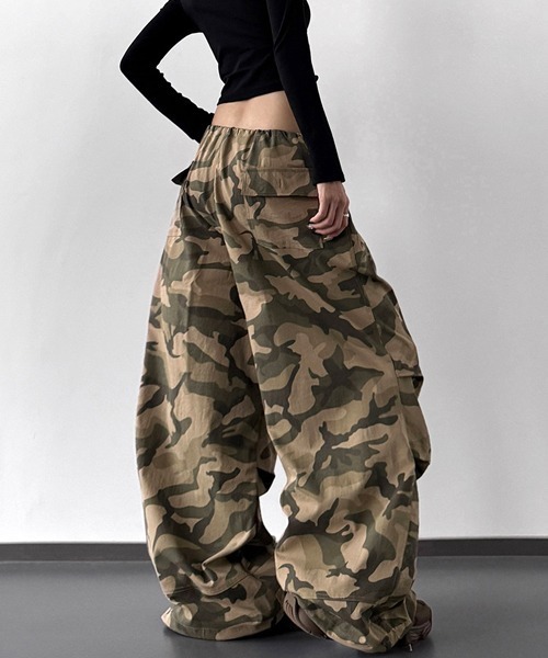 Ressaca（レサーカ）の「ワイドシルエットカモフラージュ柄パンツ（その他パンツ・レディース・カモフラージュ/グレー系カモフラージュ・M/L）」の20枚目の写真