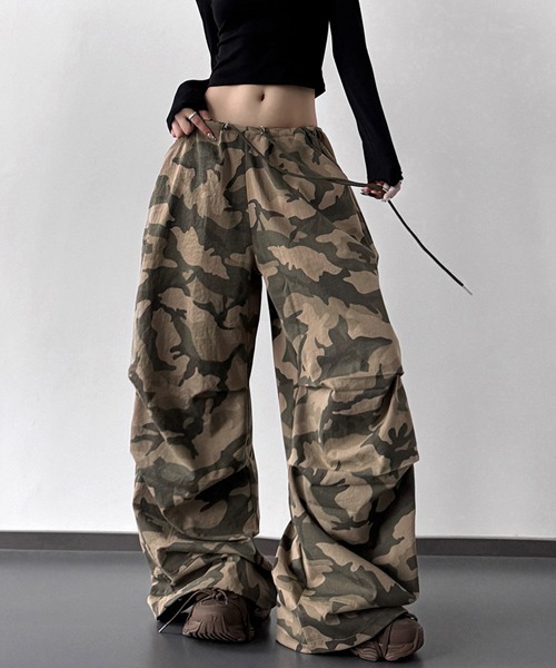 Ressaca（レサーカ）の「ワイドシルエットカモフラージュ柄パンツ（その他パンツ・レディース・カモフラージュ/グレー系カモフラージュ・M/L）」の17枚目の写真