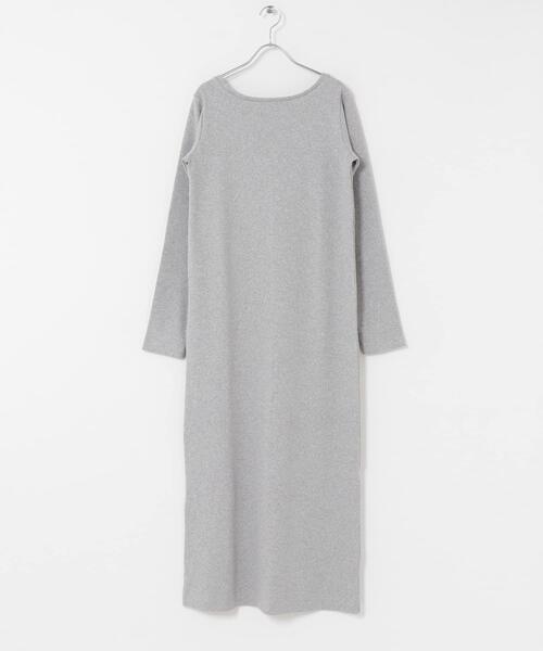 SENSE OF PLACE by URBAN RESEARCH（センスオブプレイスバイアーバンリサーチ）の「バックプレートツキリブワンピ（ワンピース・レディース・ライトグレー/ブラウン/ブラック・S/ONE）」の16枚目の写真