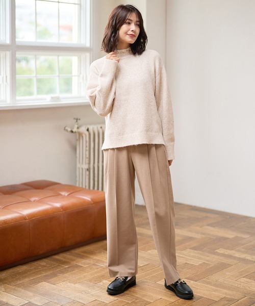 FOUND GOOD（ファウンドグッド）の「フワフワハイネックニットPO（ニット/セーター・レディース・ブルー系5/ブラック/アイボリー/グレー系5・M/S/L）」の13枚目の写真